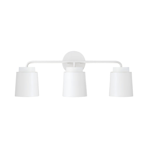 Capital Lighting AA1036WE Three Light Vanity, Matte White (2)