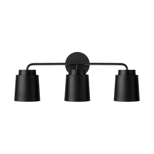 Capital Lighting AA1036MB Three Light Vanity, Matte Black (2)
