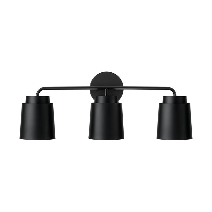 Capital Lighting AA1036MB Three Light Vanity, Matte Black (2)