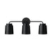 Capital Lighting AA1036MB Three Light Vanity, Matte Black (2)