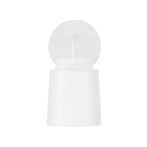 Capital Lighting AA1035WE One Light Wall Sconce, Matte White (2)