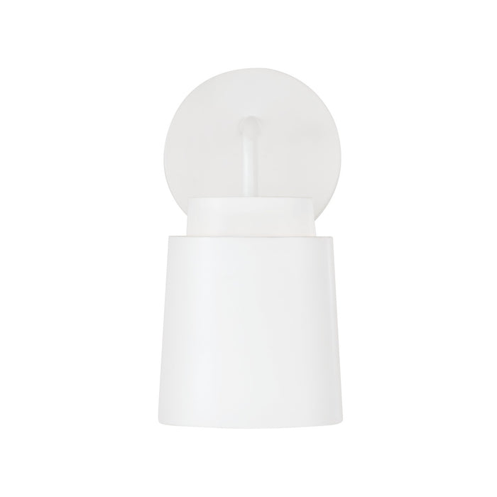 Capital Lighting AA1035WE One Light Wall Sconce, Matte White (2)