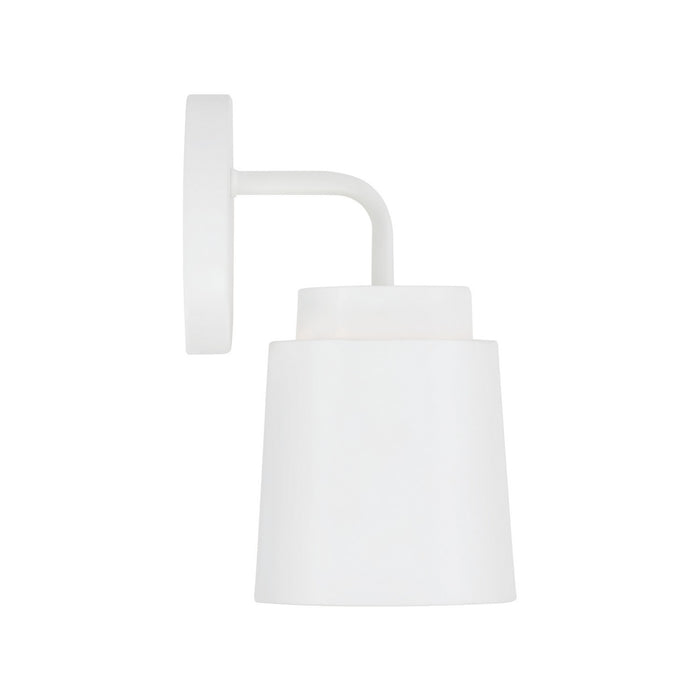 Capital Lighting AA1035WE One Light Wall Sconce, Matte White (3)