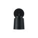 Capital Lighting AA1035MB One Light Wall Sconce, Matte Black (2)