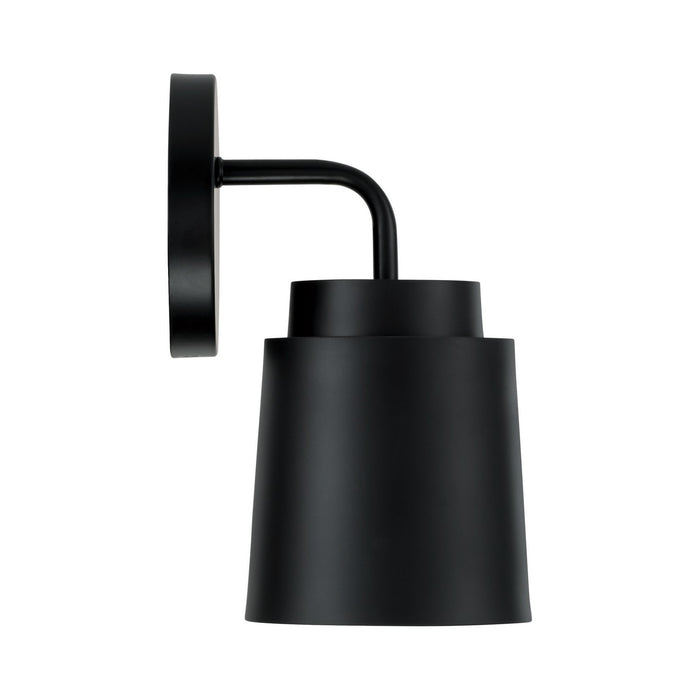 Capital Lighting AA1035MB One Light Wall Sconce, Matte Black (3)