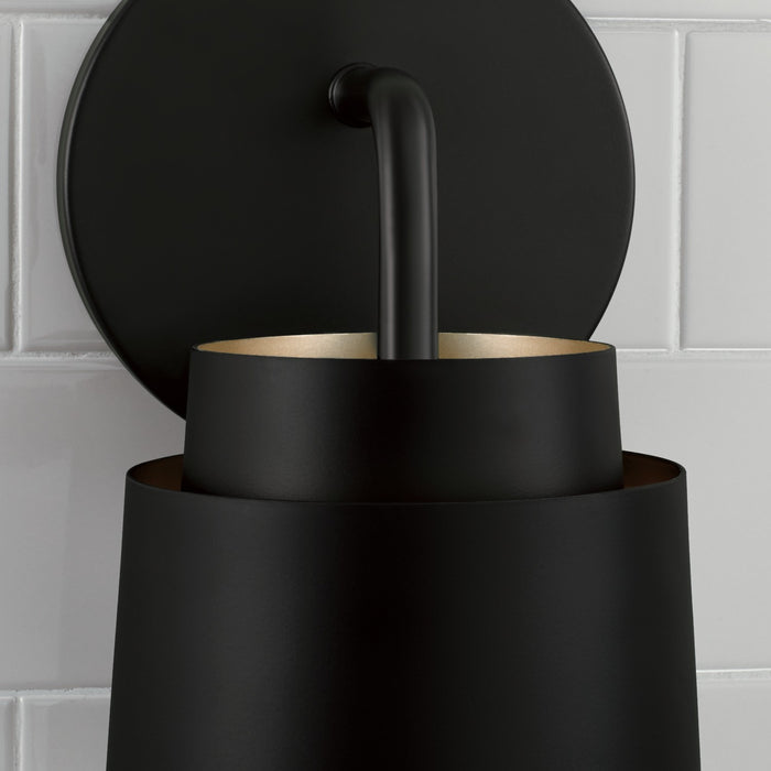Capital Lighting AA1035MB One Light Wall Sconce, Matte Black (4)