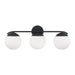 Capital Lighting AA1033MB Three Light Vanity, Matte Black (2)