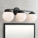 Capital Lighting AA1033MB Three Light Vanity, Matte Black (3)