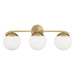 Capital Lighting AA1033MA Three Light Vanity, Matte Brass (2)