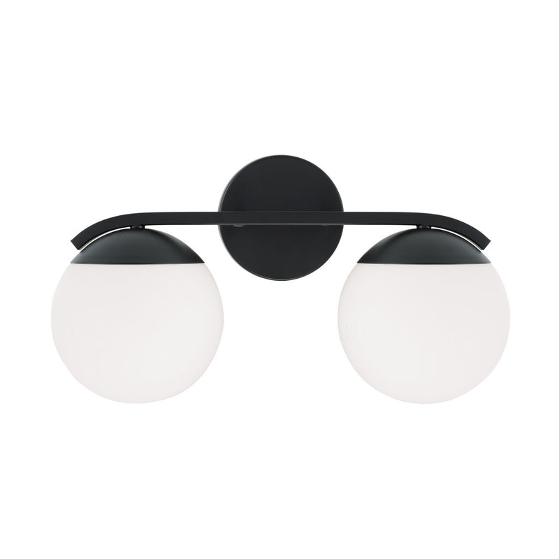 Capital Lighting AA1032MB Two Light Vanity, Matte Black (2)