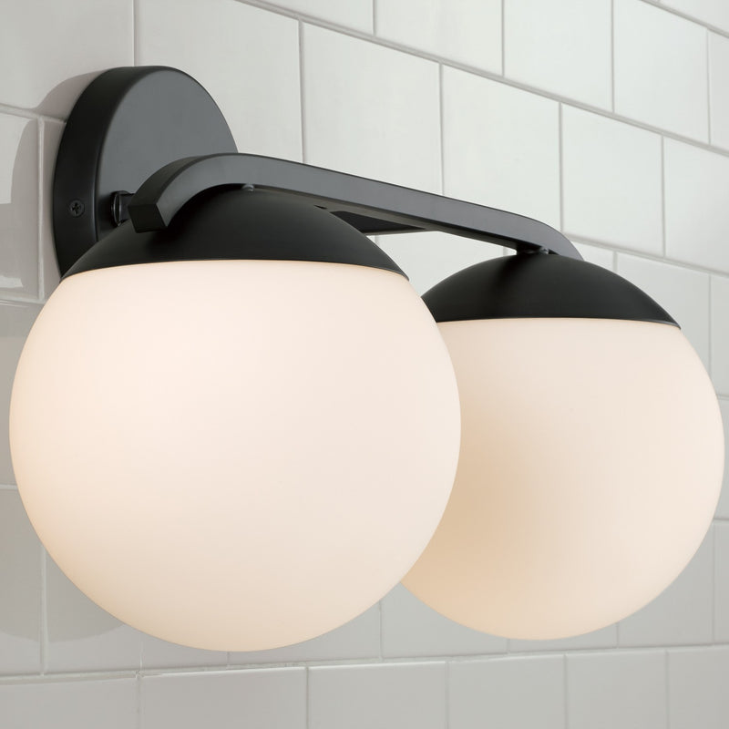Capital Lighting AA1032MB Two Light Vanity, Matte Black (5)