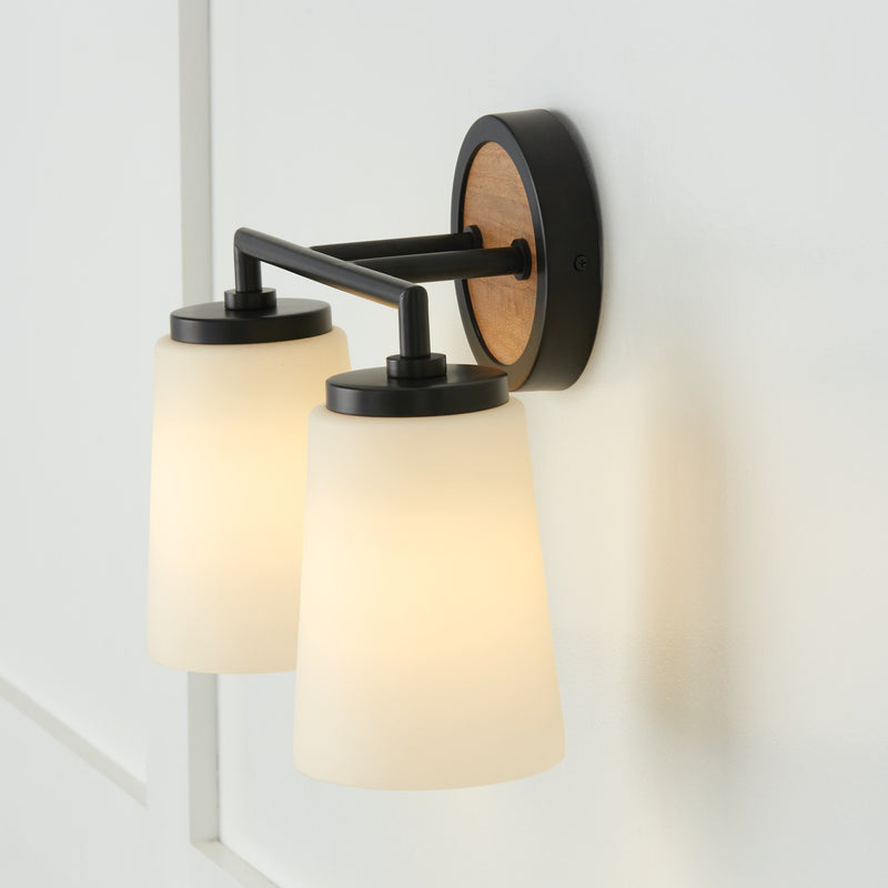 Capital Lighting 150821WK-546 Jonah Two Light Vanity, Light Wood and Matte Black Alternate Image.jpg