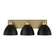 Capital Lighting 152031AB Ross Three Light Vanity, Aged Brass and Black Alternate Image 3.jpg