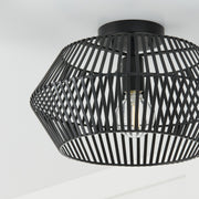 Capital Lighting 230311MB Kaiya One Light Semi-Flush Mount, Matte Black Alternate Image.jpg