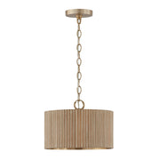 Capital Lighting 250711WS Donovan One Light Semi-Flush Mount, White Wash and Matte Brass Alternate Image.jpg