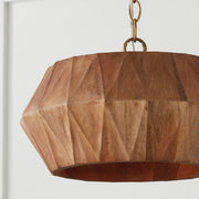 Capital Lighting 251011LW Nadeau One Light Semi-Flush Mount, Light Wood and Patinaed Brass Alternate Image.jpg