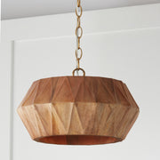 Capital Lighting 251011LW Nadeau One Light Semi-Flush Mount, Light Wood and Patinaed Brass Alternate Image 4.jpg