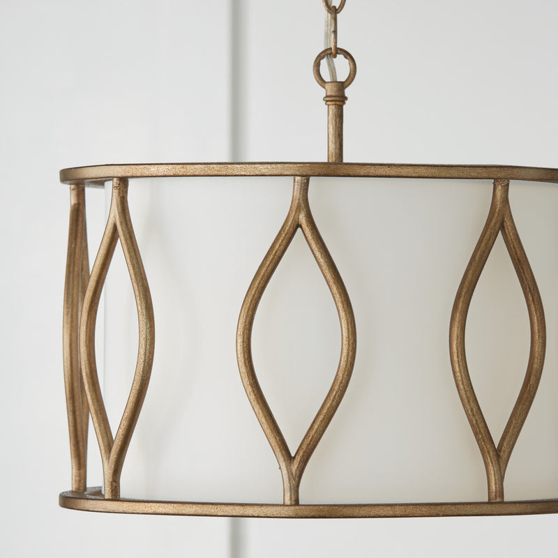 Capital Lighting 252531ML Cohen Three Light Semi-Flush Mount, Mystic Luster Alternate Image 2.jpg