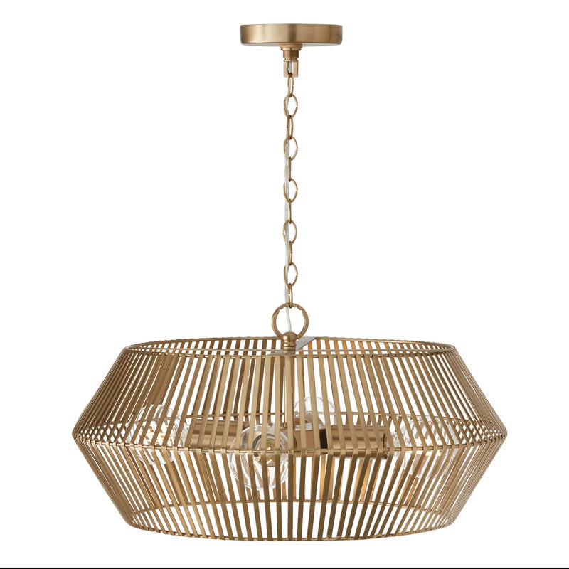 Capital Lighting 330341MA Kaiya Four Light Pendant, Matte Brass Alternate Image.jpg