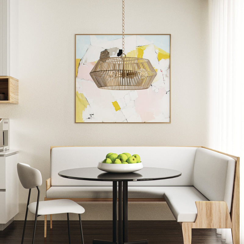 Capital Lighting 330341MA Kaiya Four Light Pendant, Matte Brass Alternate Image.jpg