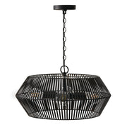 Capital Lighting 330341MB Kaiya Four Light Pendant, Matte Black Alternate Image.jpg