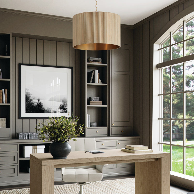 Capital Lighting 350741WS Donovan Three Light Pendant, White Wash and Matte Brass Alternate Image 3.jpg