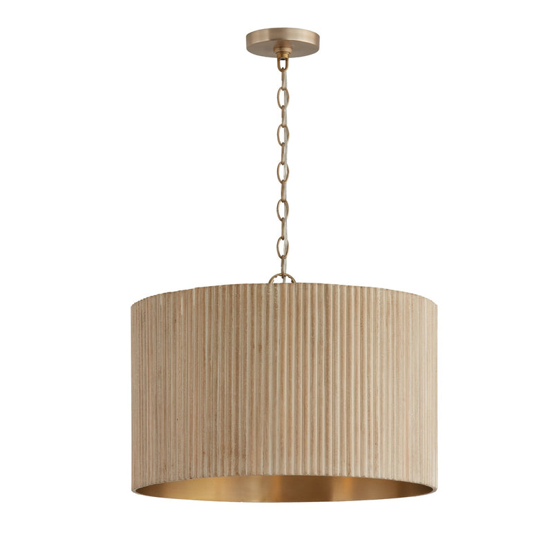 Capital Lighting 350741WS Donovan Three Light Pendant, White Wash and Matte Brass Alternate Image 6.jpg