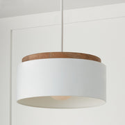 Capital Lighting 350912LT Liam One Light Pendant, Light Wood and White Alternate Image 4.jpg