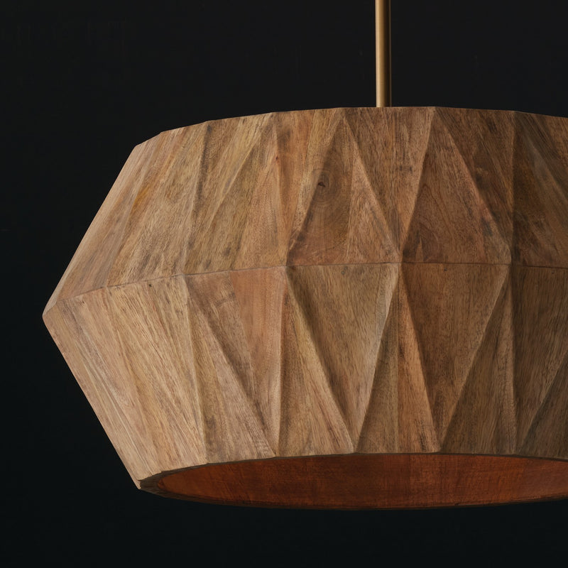 Capital Lighting 351041LW Nadeau Four Light Pendant, Light Wood and Patinaed Brass Alternate Image.jpg