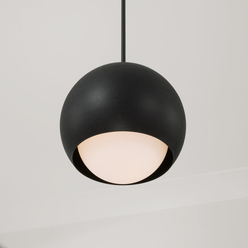 Capital Lighting 351611BI Dolby One Light Pendant, Black Iron Alternate Image 2.jpg