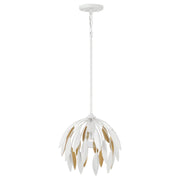 Capital Lighting 351811WE Margeaux One Light Pendant, Matte White Alternate Image.jpg