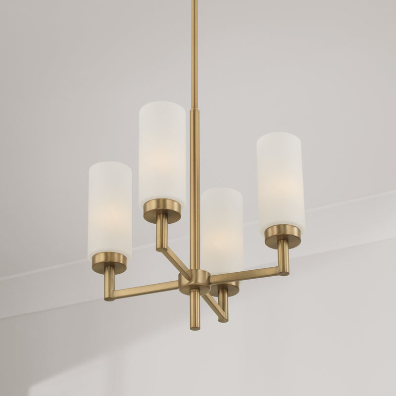 Capital Lighting 351741AD Alyssa Four Light Pendant, Aged Brass Alternate Image 2.jpg