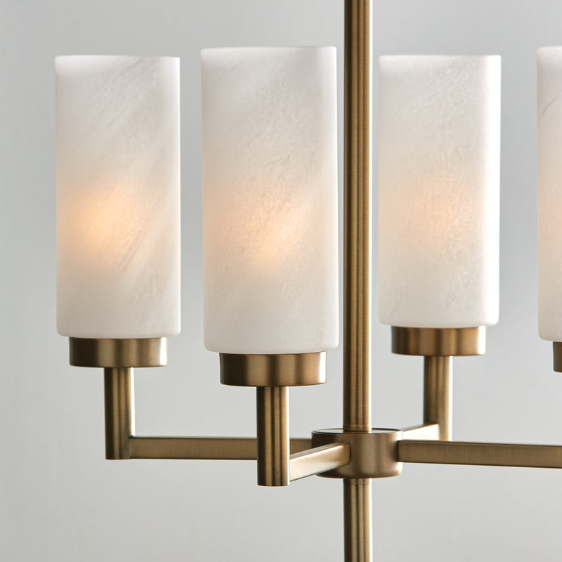 Capital Lighting 351741AD Alyssa Four Light Pendant, Aged Brass Alternate Image 3.jpg