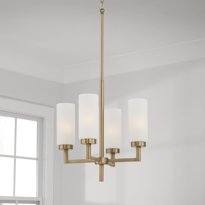 Capital Lighting 351741AD Alyssa Four Light Pendant, Aged Brass Alternate Image 4.jpg