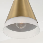 Capital Lighting 351911AB Avant One Light Pendant, Aged Brass and Black Alternate Image 2.jpg