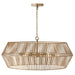 Capital Lighting 430361MA Kaiya Six Light Chandelier, Matte Brass Alternate Image.jpg