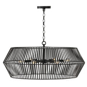 Capital Lighting 430361MB Kaiya Six Light Chandelier, Matte Black Alternate Image.jpg