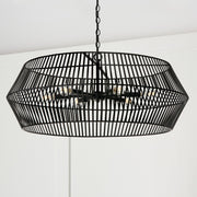 Capital Lighting 430361MB Kaiya Six Light Chandelier, Matte Black Alternate Image 4.jpg