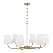 Capital Lighting 449462AD-706 Brody Six Light Chandelier, Aged Brass Alternate Image.jpg