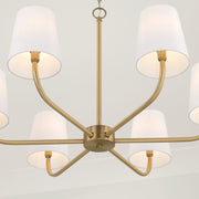 Capital Lighting 449462AD-706 Brody Six Light Chandelier, Aged Brass Alternate Image 2.jpg