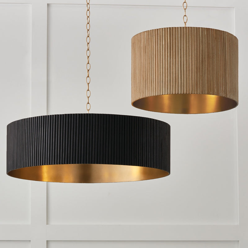 Capital Lighting 450741KR Donovan Four Light Chandelier, Black Stain and Matte Brass Alternate Image.jpg