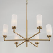 Capital Lighting 451761AD Alyssa Six Light Chandelier, Aged Brass Alternate Image 2.jpg