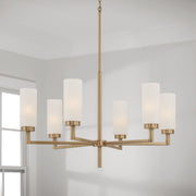 Capital Lighting 451761AD Alyssa Six Light Chandelier, Aged Brass Alternate Image 3.jpg