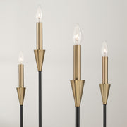 Capital Lighting 451991AB Avant Nine Light Chandelier, Aged Brass and Black Alternate Image.jpg