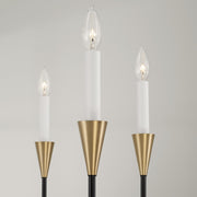 Capital Lighting 451961AB Avant Six Light Chandelier, Aged Brass and Black Alternate Image 3.jpg