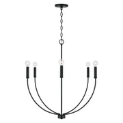 Capital Lighting 452161MB Ansley Six Light Chandelier, Matte Black Alternate Image.jpg