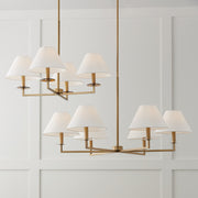 Capital Lighting 452241AD Gilda Four Light Chandelier, Aged Brass Alternate Image 3.jpg