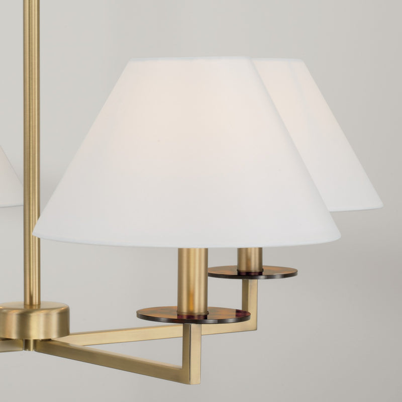 Capital Lighting 452241AD Gilda Four Light Chandelier, Aged Brass Alternate Image 4.jpg