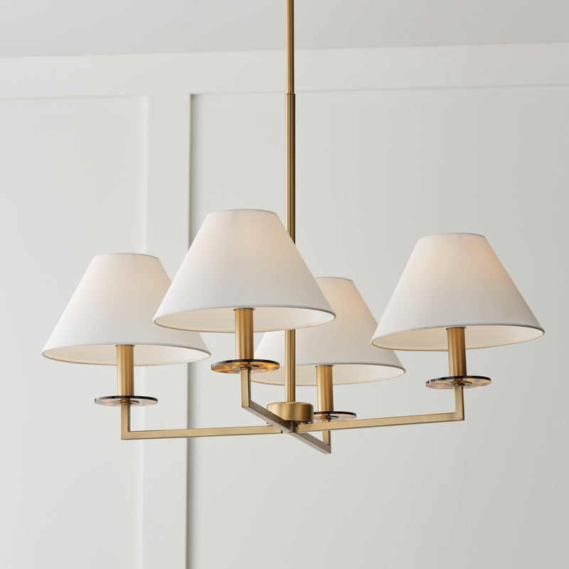 Capital Lighting 452241AD Gilda Four Light Chandelier, Aged Brass Alternate Image 6.jpg