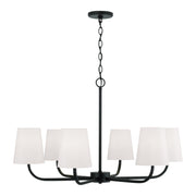 Capital Lighting 449462MB-706 Brody Six Light Chandelier, Matte Black Alternate Image.jpg